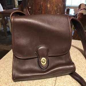 Brown Leather Coach Purse